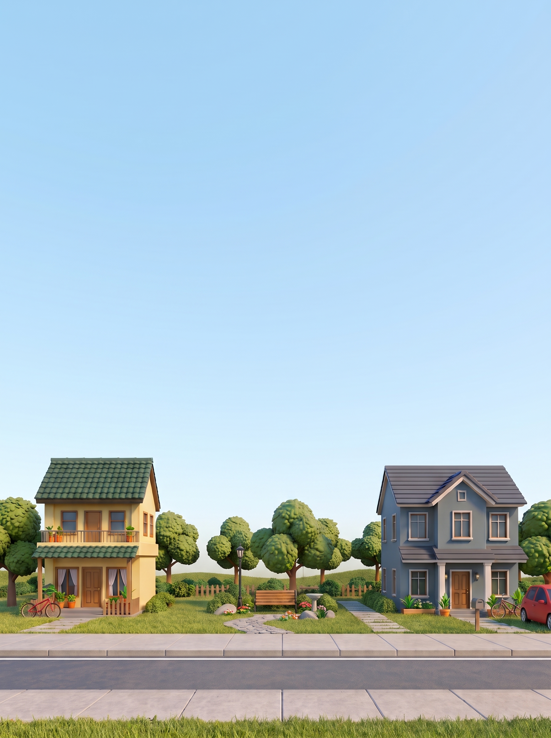 Visual Pemukiman, Ruko 3D, dan Alur Kerja Daya UMKM